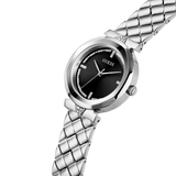 Guess Rumour Quartz Black Dial Silver Steel Strap Watch For Women - GW0613L1 Buy Now By Guess