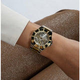 Guess Sunray Multifunction Silver Dial Two Tone Steel Strap Watch for Women - GW0616L2 Buy Now By Guess