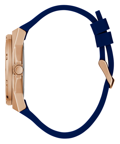 Guess Asteria Multifunction Blue Dial Blue Rubber Strap Watch For Women - GW0620L3 Buy Now By Guess