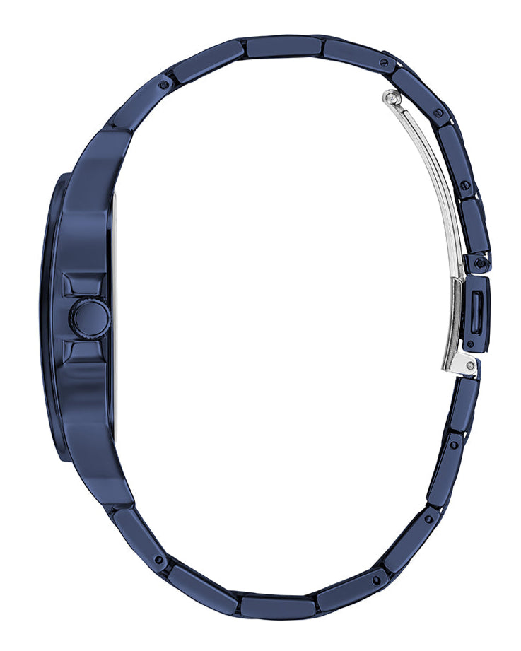 Guess Dress Multifunction Blue Dial Blue Steel Strap Watch for Men - GW0631G3 Buy Now By Guess