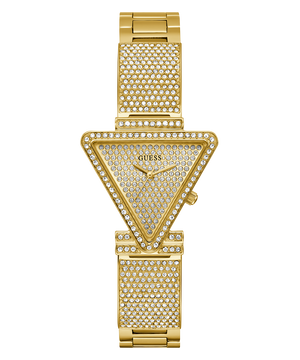 Guess Fame Crystals Gold Dial Gold Steel Strap Watch For Women - GW0644L2 Buy Now By Guess