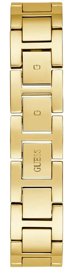 Guess Fame Crystals Gold Dial Gold Steel Strap Watch For Women - GW0644L2 Buy Now By Guess