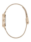 Guess Soiree Diamonds Rose Gold Dial Rose Gold Mesh Bracelet Watch for Women - GW0402L3 Buy Now By Guess