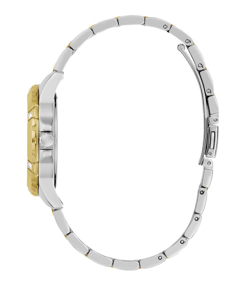 Guess Mist Analog Green Dial Two Tone Steel Strap Watch For Women - GW0723L1 Buy Now By Guess