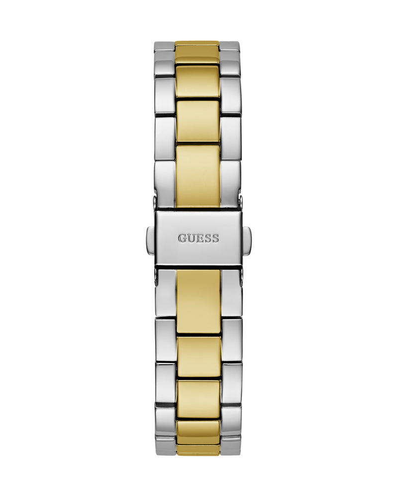 Guess Mist Analog Green Dial Two Tone Steel Strap Watch For Women - GW0723L1 Buy Now By Guess