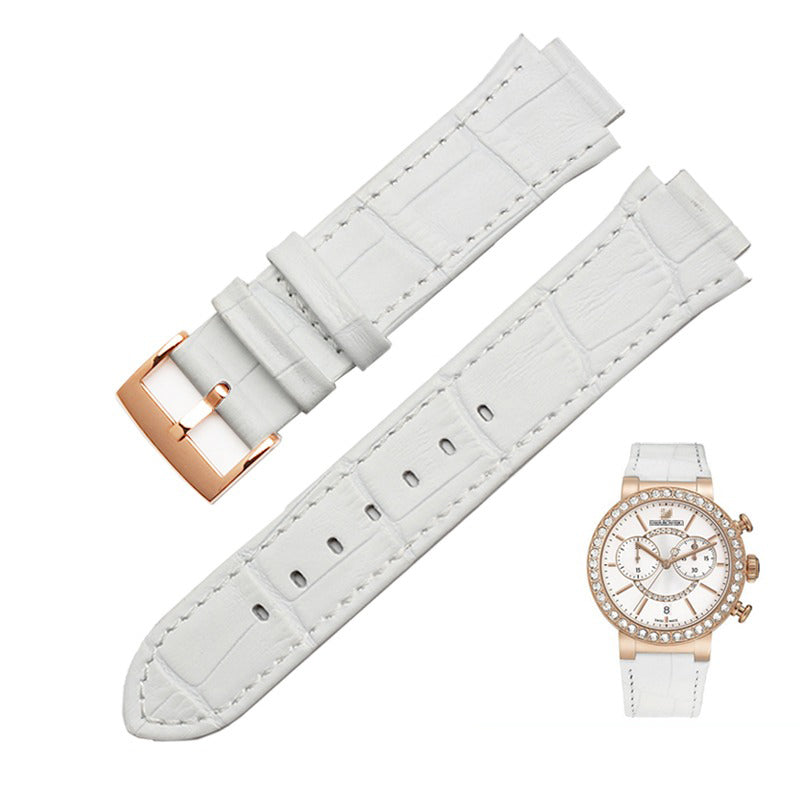 Swarovski Citra Sphere Chrono White Dial White Leather Strap Watch for Women - 5080602 Buy Now By Swarovski