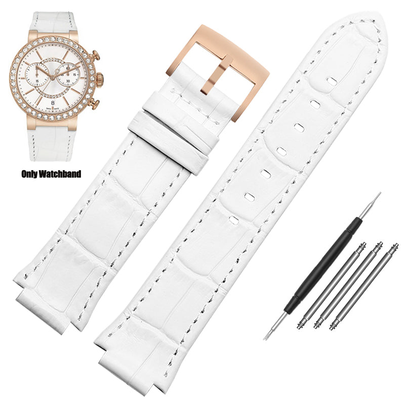 Swarovski Citra Sphere Chrono White Dial White Leather Strap Watch for Women - 5080602 Buy Now By Swarovski
