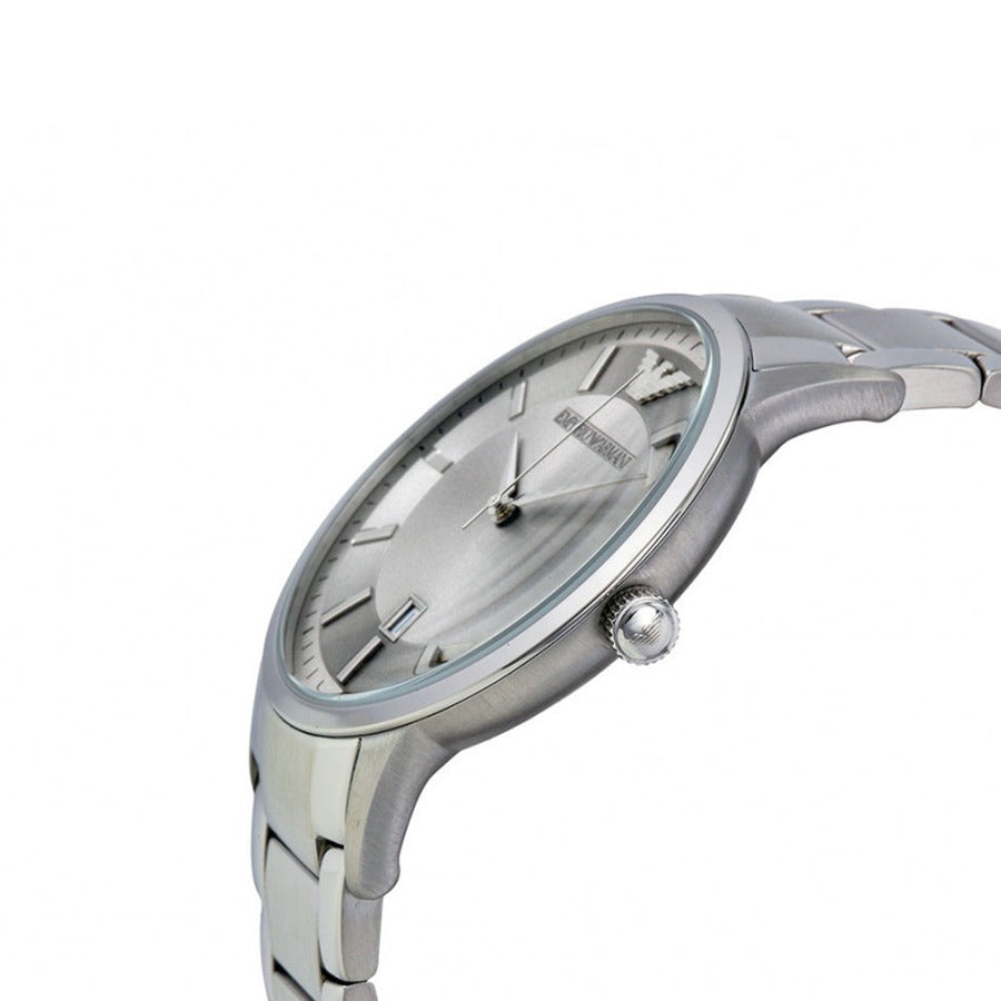 Emporio Armani Classic Quartz Silver Dial Silver Steel Strap Watch For Men - AR2478 Buy Now By Emporio Armani