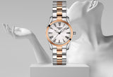 Tissot T Wave Mother of Pearl Dial Two Tone Steel Strap Watch For Women - T112.210.22.113.01 Buy Now By Tissot