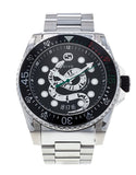 Gucci Dive Snake Black Dial Silver Steel Strap Watch For Men - YA136218 Buy Now By Gucci