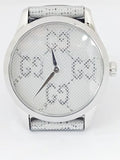 Gucci G Timeless Quartz Grey Dial Grey Leather Strap Watch For Men - YA1264058 Buy Now By Gucci