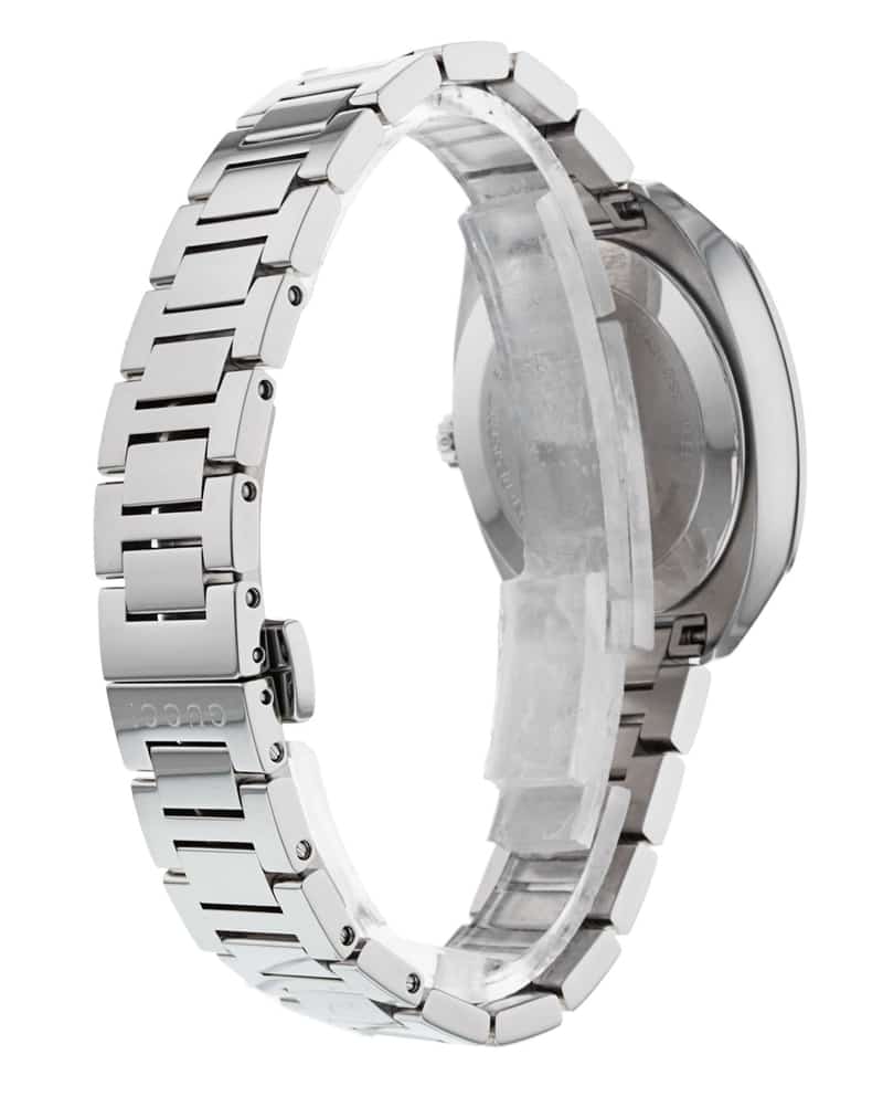 Gucci GG2570 Diamonds Silver Dial Silver Steel Strap Watch For Women - YA142505 Buy Now By Gucci