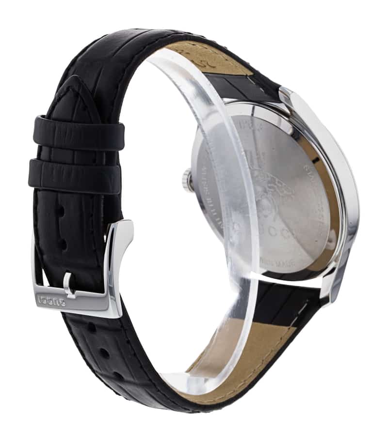 Gucci G-Timeless Moonphase Black Dial Black Leather Strap Watch For Men - YA126327 Buy Now By Gucci