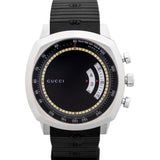 Gucci Grip Chronograph Black Dial Black Rubber Strap Watch For Men - YA157301 Buy Now By Gucci