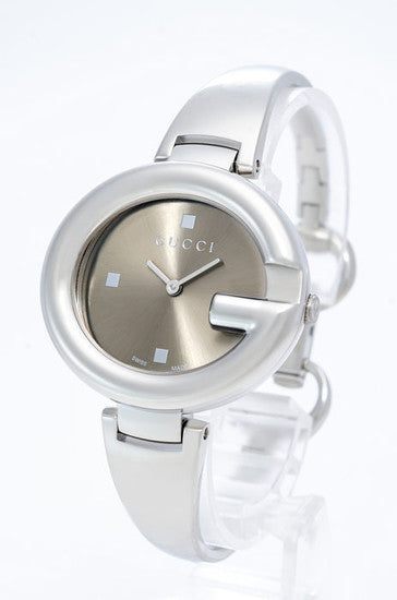 Gucci Guccissima Brown Dial Silver Steel Strap Watch For Women - YA134302 Buy Now By Gucci