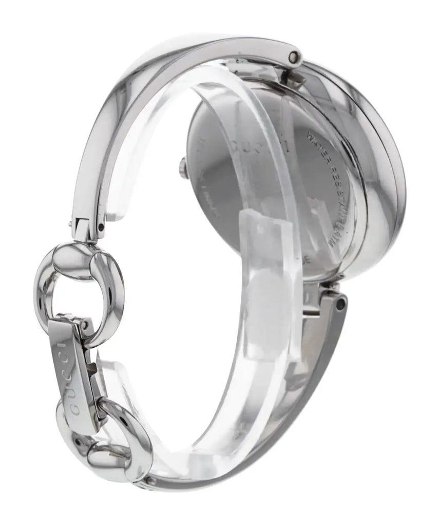 Gucci Guccisima Quartz Black Dial Silver Steel Strap Watch For Women - YA134501 Buy Now By Gucci