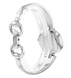 Gucci Guccissima Diamonds Mother of Pearl Dial Silver Steel Strap Watch For Women - YA134504 Buy Now By Gucci