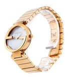 Gucci G Interlocking Mother of Pearl Dial Rose Gold Steel Strap Watch For Women - YA133515 Buy Now By Gucci