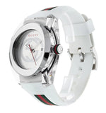 Gucci Sync XXL White Dial White Rubber Strap Watch For Men - YA137102 Buy Now By Gucci