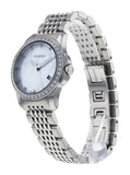 Gucci G Timeless Diamonds Mother of Pearl Dial Silver Steel Strap Watch For Women - YA126506 Buy Now By Gucci