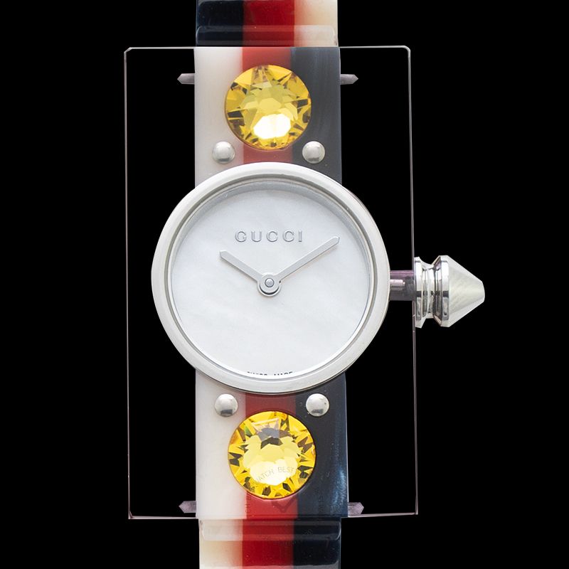 Gucci Web Pink Mother of Pearl Dial Watch For Women - YA143524 Buy Now By Gucci