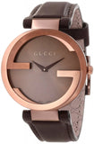 Gucci Interlocking Brown Dial Brown Leather Strap Watch For Women - YA133309 Buy Now By Gucci