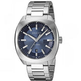 Gucci GG2570 Quartz Blue Dial Silver Steel Strap Watch For Men - YA142303 Buy Now By Gucci
