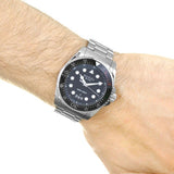 Gucci Dive Analog Black Dial Silver Steel Strap Watch For Men - YA136208 Buy Now By Gucci