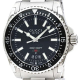 Gucci Dive Quartz Black Dial Silver Steel Strap Watch For Men - YA136301 Buy Now By Gucci