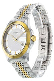 Gucci G Timeless Silver Dial Two Tone Steel Strap Watch For Men - YA126409 Buy Now By Gucci