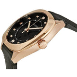 Gucci GG2570 Quartz Black Dial Black Leather Strap Watch For Women - YA142509 Buy Now By Gucci
