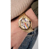 Guess Altitude Multifunction Gold Dial Gold Steel Strap Watch for Men - GW0434G1 Buy Now By Guess