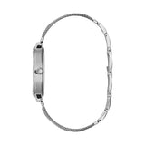 Guess Chiffon Silver Dial Silver Mesh Bracelet Watch For Women - W1083L1 Buy Now By Guess