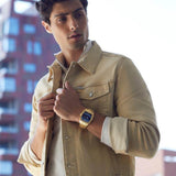 Guess Phoenix Black Dial Gold Steel Strap Watch for Men - GW0387G2 Buy Now By Guess