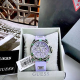 Guess Queen Quartz Purple Dial Purple Silicone Strap Watch For Women - GW0536L4 Buy Now By Guess