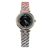 Guess Rumour Quartz Black Dial Silver Steel Strap Watch For Women - GW0613L1 Buy Now By Guess