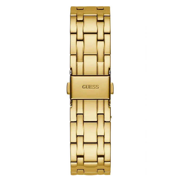 Guess Heiress Multifunction Diamonds Gold Dial Gold Steel Strap Watch for Women - GW0440L2 Buy Now By Guess