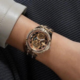 Guess Allara Quartz Rose Gold Dial Rose Gold Steel Strap Watch For Women - GW0604L3 Buy Now By Guess