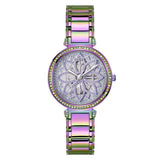 Guess Lily Analog Purple Dial Purple Steel Strap Watch For Women - GW0528L4 Buy Now By Guess