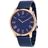 Guess Richmond Blue Dial Blue Mesh Bracelet Watch for Men - W1263G4 Buy Now By Guess