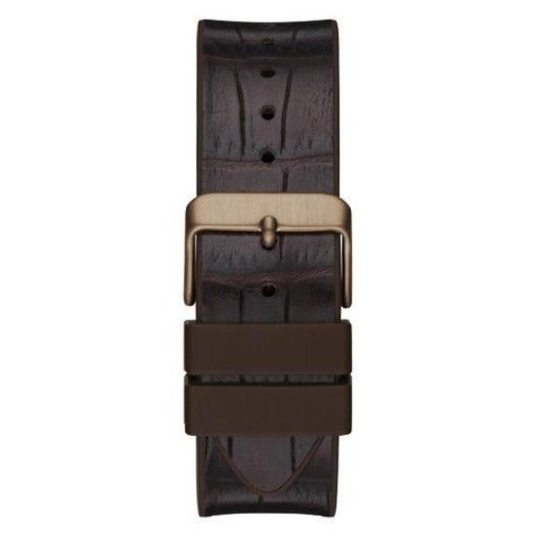 Guess Phoenix Multifunction Blue Dial Brown Leather Strap Watch for Men - GW0202G2 Buy Now By Guess