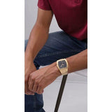 Guess Phoenix Black Dial Gold Steel Strap Watch for Men - GW0387G2 Buy Now By Guess