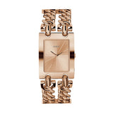 Guess Mod Heavy Metal Rose Gold Dial Rose Gold Steel Strap Watch For Women - W1117L3 Buy Now By Guess