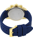 Guess Catalina Blue Gold Tone Blue Silicone Strap Watch For Women - W0562L2 Buy Now By Guess