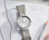 Guess Chiffon Silver Dial Silver Mesh Bracelet Watch For Women - W1083L1 Buy Now By Guess