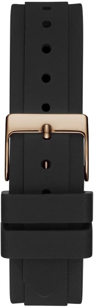 Guess Solstice Diamonds Black Mother of Pearl Dial Black Rubber Strap Watch for Women - GW0113L2 Buy Now By Guess