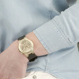 Guess Moonlight Crystals Silver Dial Black Silicone Strap Watch For Women - GW0257L1 Buy Now By Guess