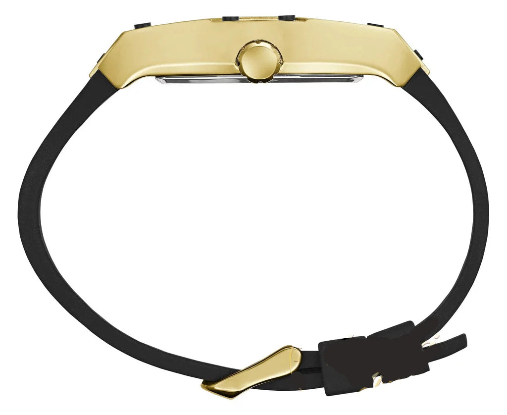 Guess Legend Black Dial Black Rubber Strap Watch For Men - GW0500G1 Buy Now By Guess