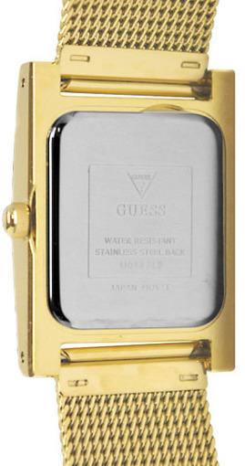 Guess Nouveau Diamonds Gold Dial Gold Mesh Bracelet Watch for Women - W0127L2 Buy Now By Guess