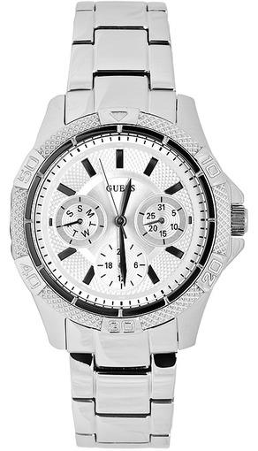Guess Mini Phantom Silver Dial Silver Steel Strap Watch for Women - W0235L1 Buy Now By Guess